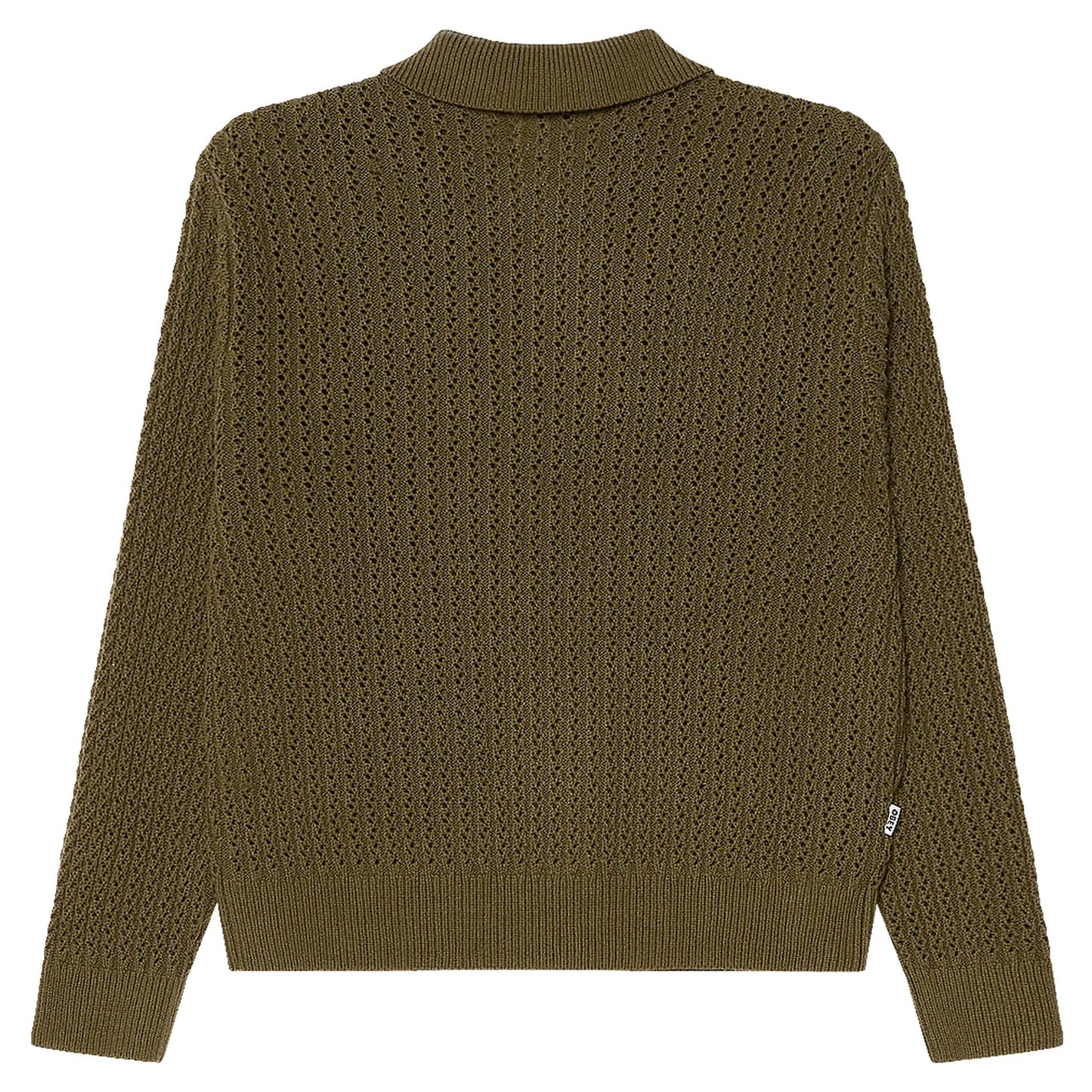 Maglione Obey Duane Polo Sweater - Tea Leaf - Maglieria di Obey | Francis Concept