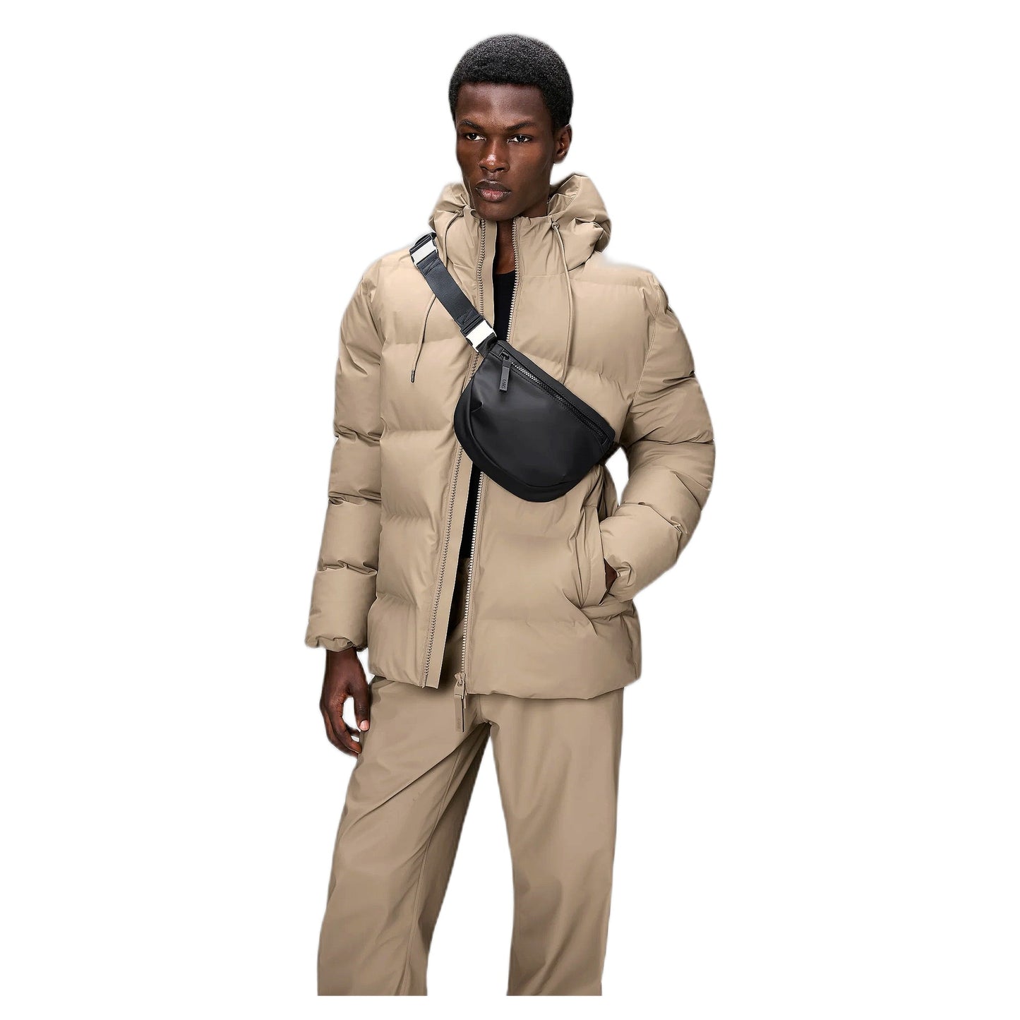 Marsupio Rains Antipioggia Valera Bum Bag Micro - Nero - Zaini di Rains | Francis Concept