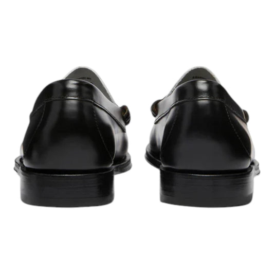Mocassino G.H.Bass & Co.Weejuns Larson Penny Loafers Black & White Leather - Scarpe di G.H.Bass & Co. | Francis Concept