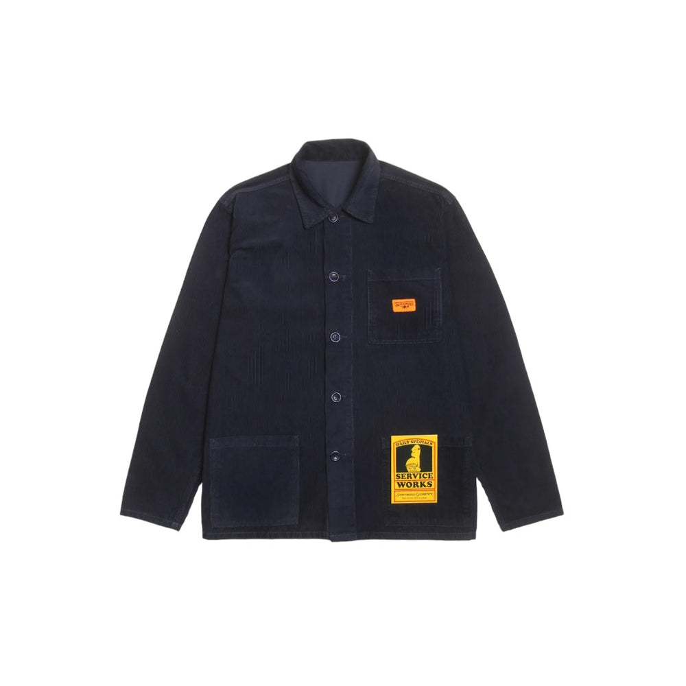 Service Works Corduroy Coverall Jacket - Navy