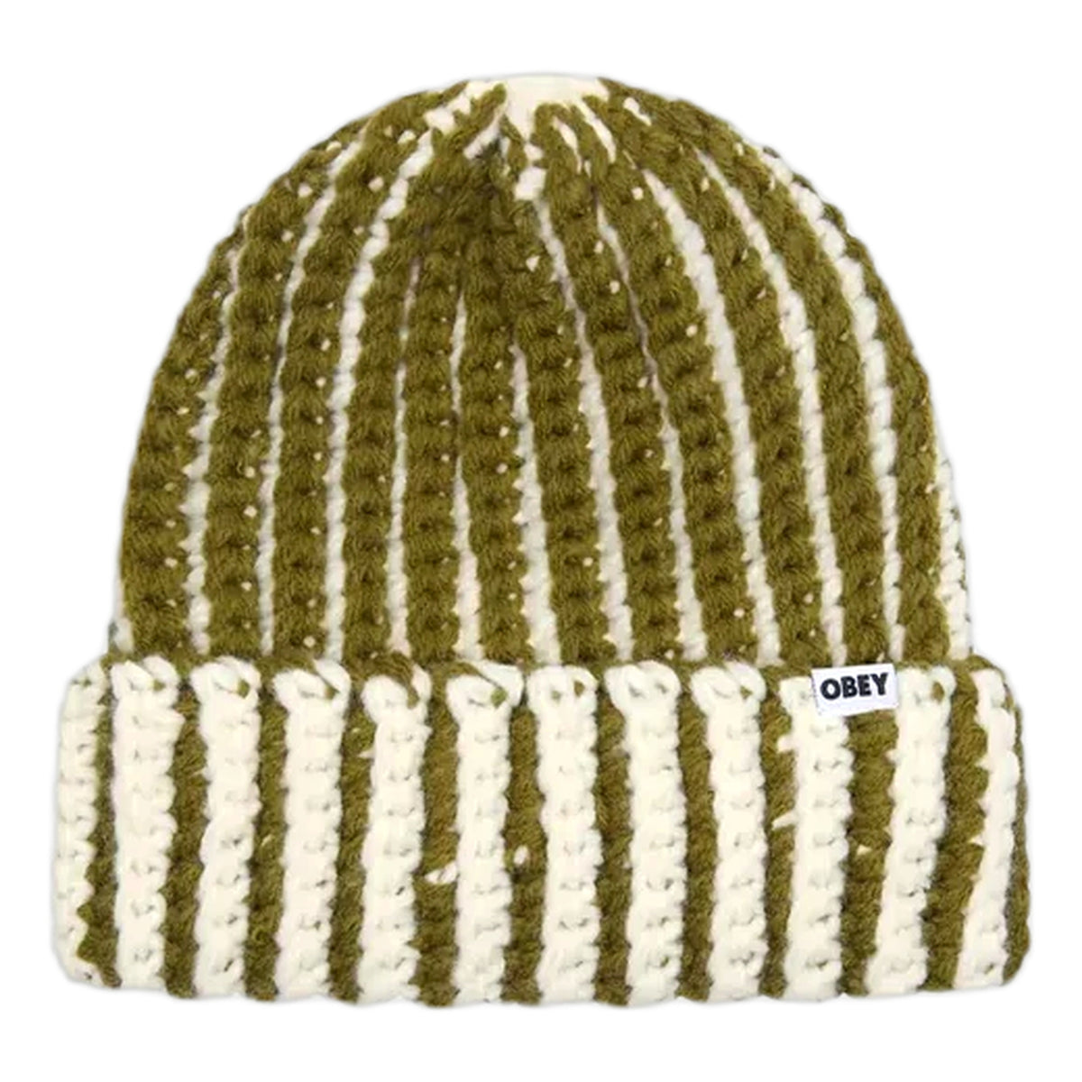 Berretto Obey Scout Chunky Beanie - Moss Green Multi