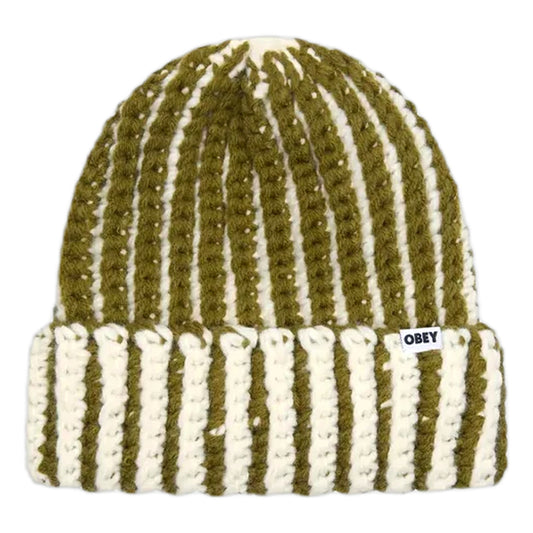 Berretto Obey Scout Chunky Beanie - Moss Green Multi