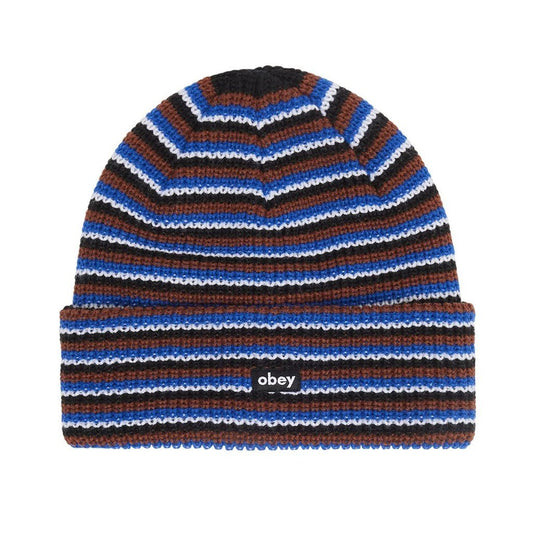 Obey Loose Groove Beanie - Black Multi - Cappelli di Obey | Francis Concept