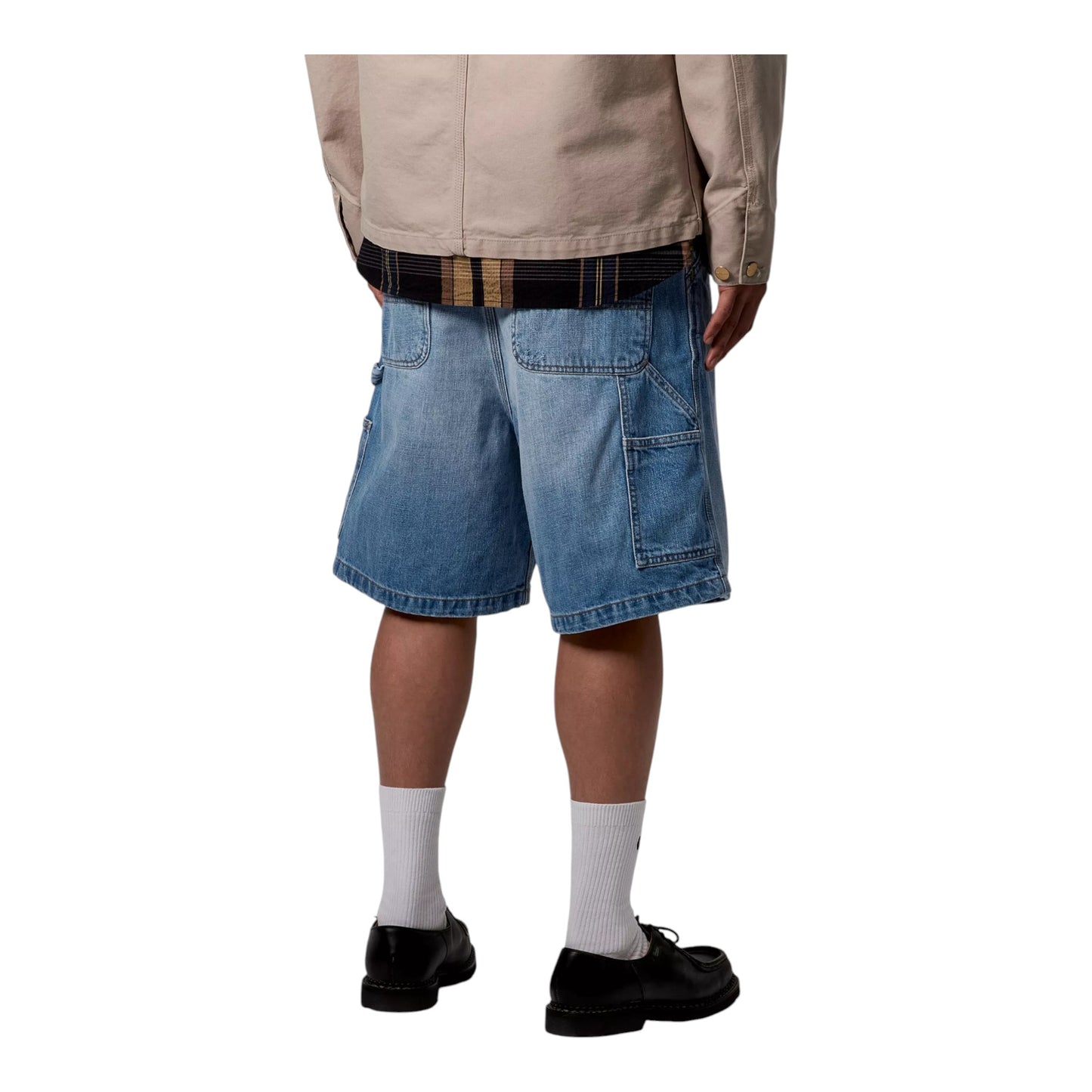 Carhartt Wip Og Single Knee Short - Blue Burst Washed Francis Concept