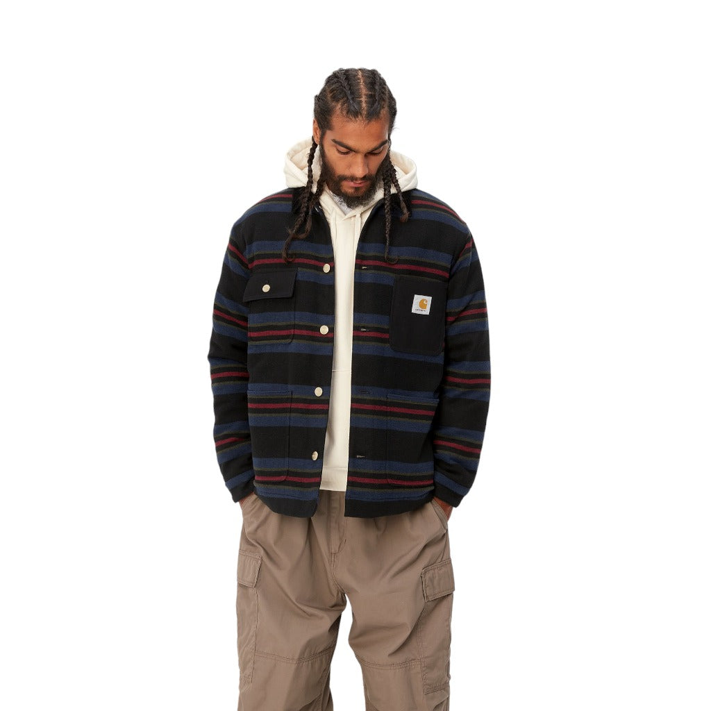 Carhartt Wip Oregon Jacket - Starco Stripe, Black Francis Concept