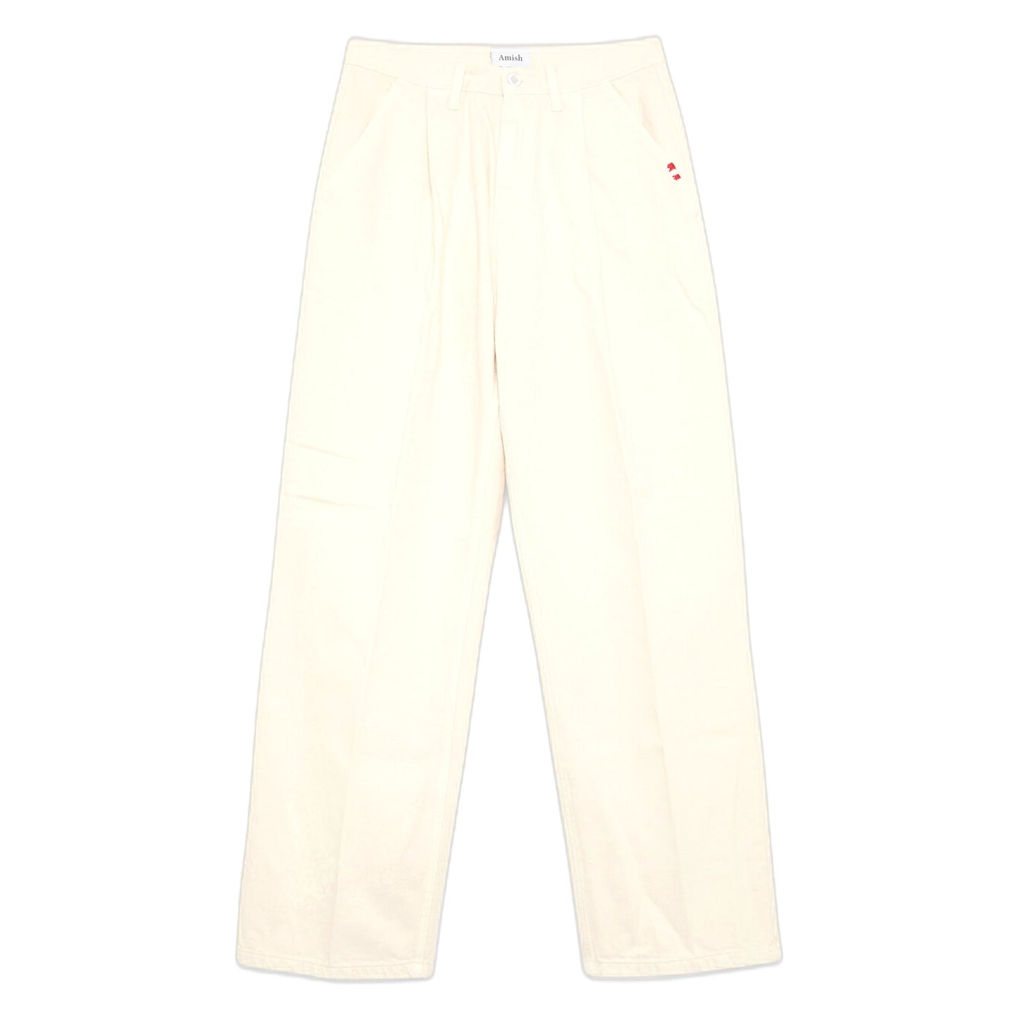 Pantalone Amish Pant Nogend - Bull Dyed Ecru - Pantaloni di Amish | Francis Concept