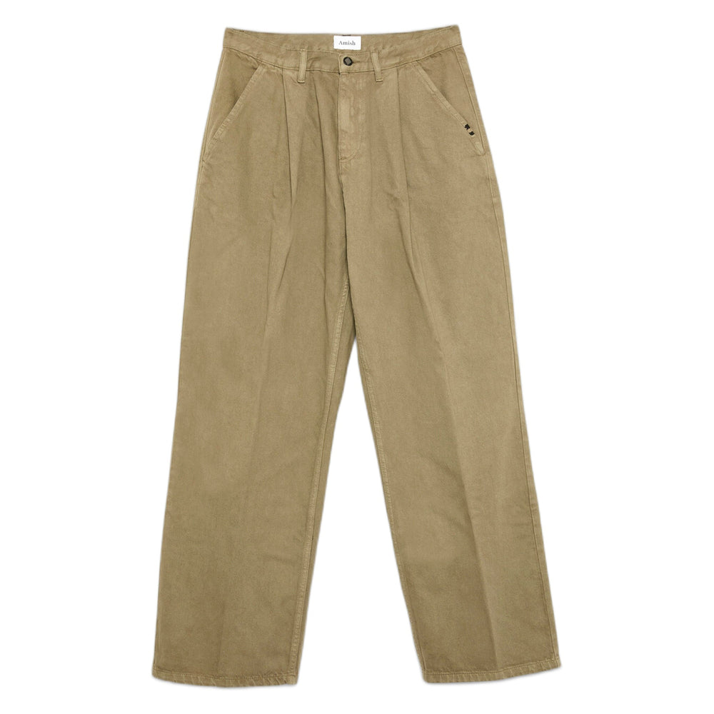Pantalone Amish Pant Nogend - Bull Dyed Herb - Pantaloni di Amish | Francis Concept