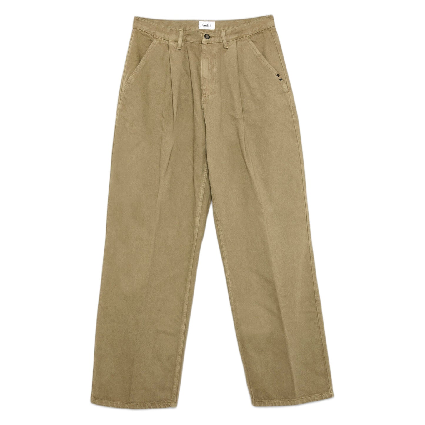 Pantalone Amish Pant Nogend - Bull Dyed Herb - Pantaloni di Amish | Francis Concept