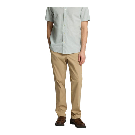 Pantalone Selected Homme Regular Tape Leroy Flex Pant - Beige - Pantaloni di Selected Homme | Francis Concept