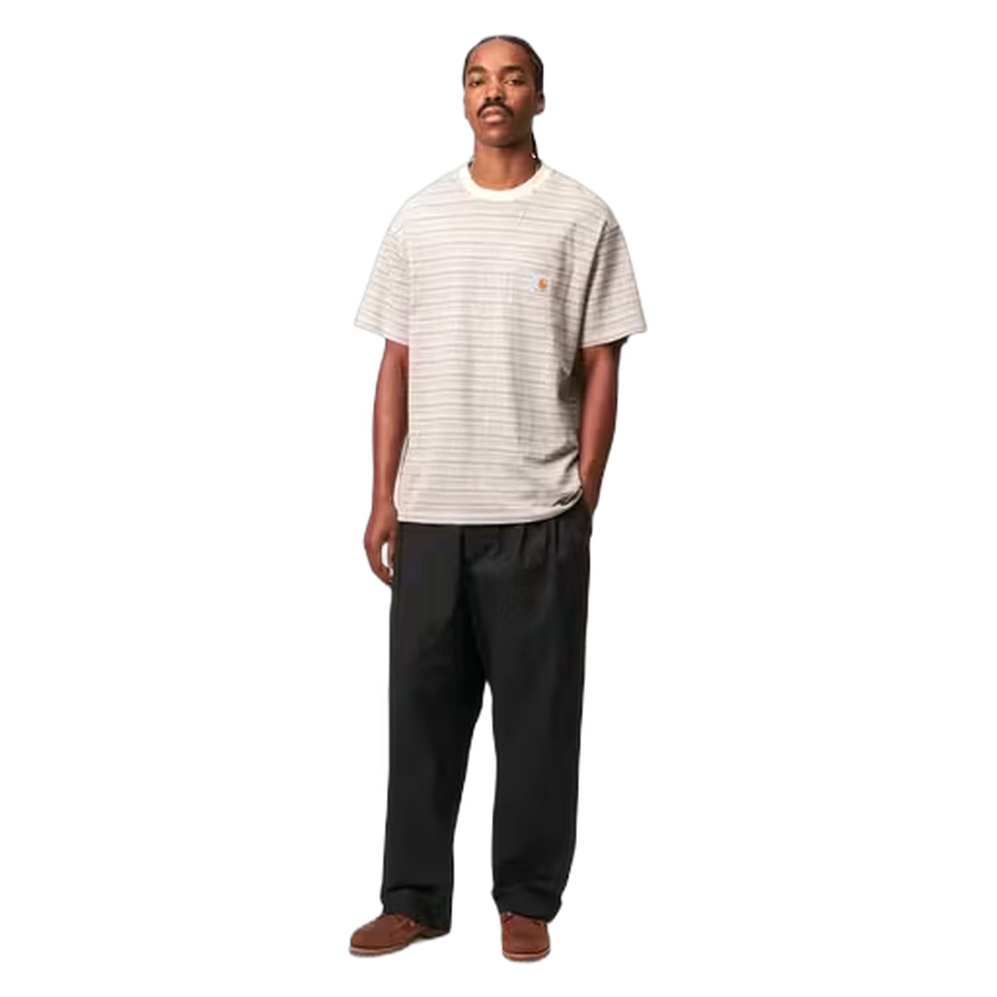 Pantaloni Carhartt Wip Evan Pant - Black Garment dyed - Pantaloni di Carhartt Wip | Francis Concept