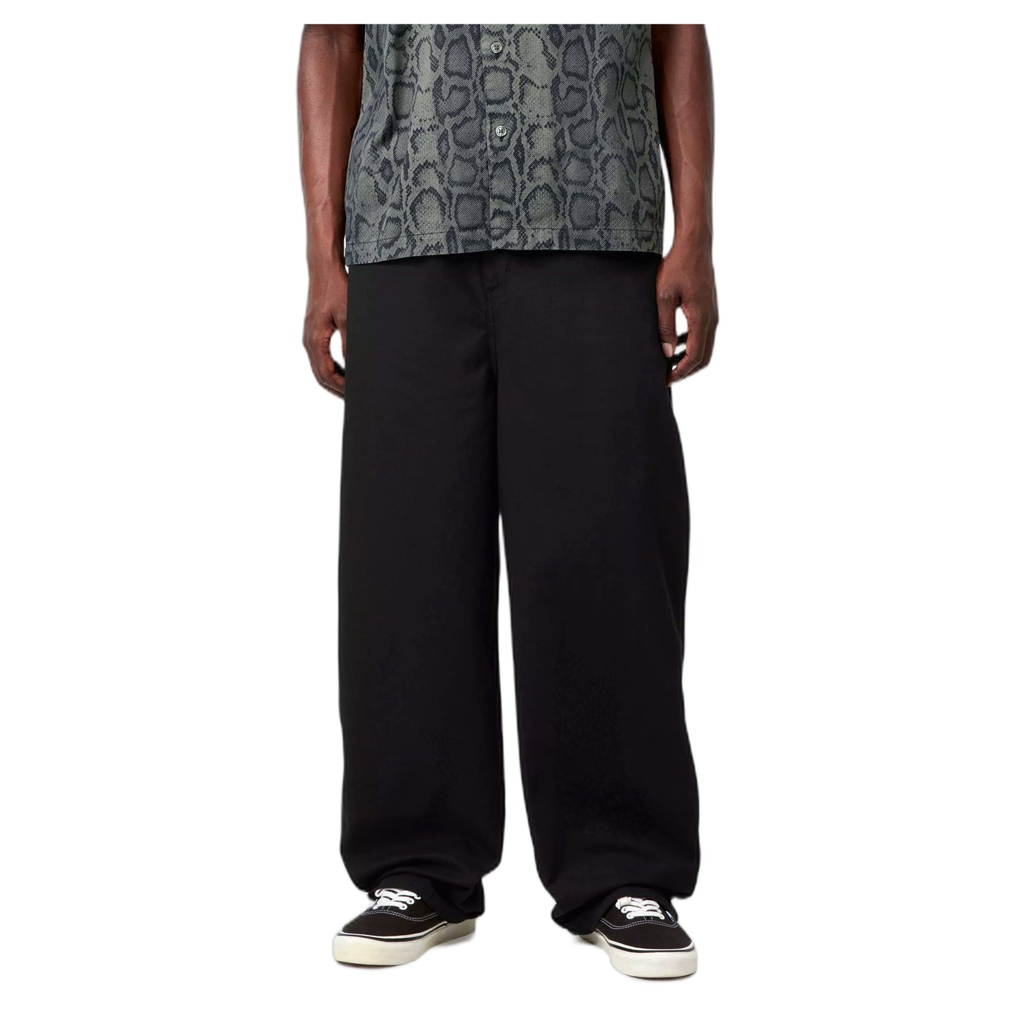 Pantaloni Carhartt Wip Holden Pant - Black Garment Dyed-Francis Concept