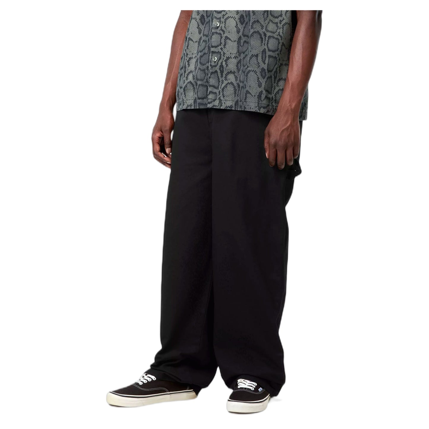Pantaloni Carhartt Wip Holden Pant - Black Garment Dyed-Francis Concept