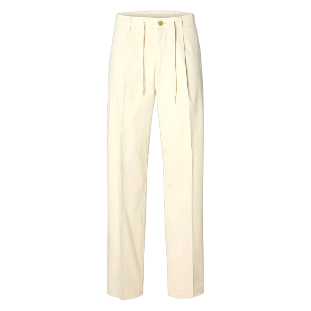 Pantaloni Selected Homme 190 Regular Tape Leroy Pleat Jari Pant - Beige