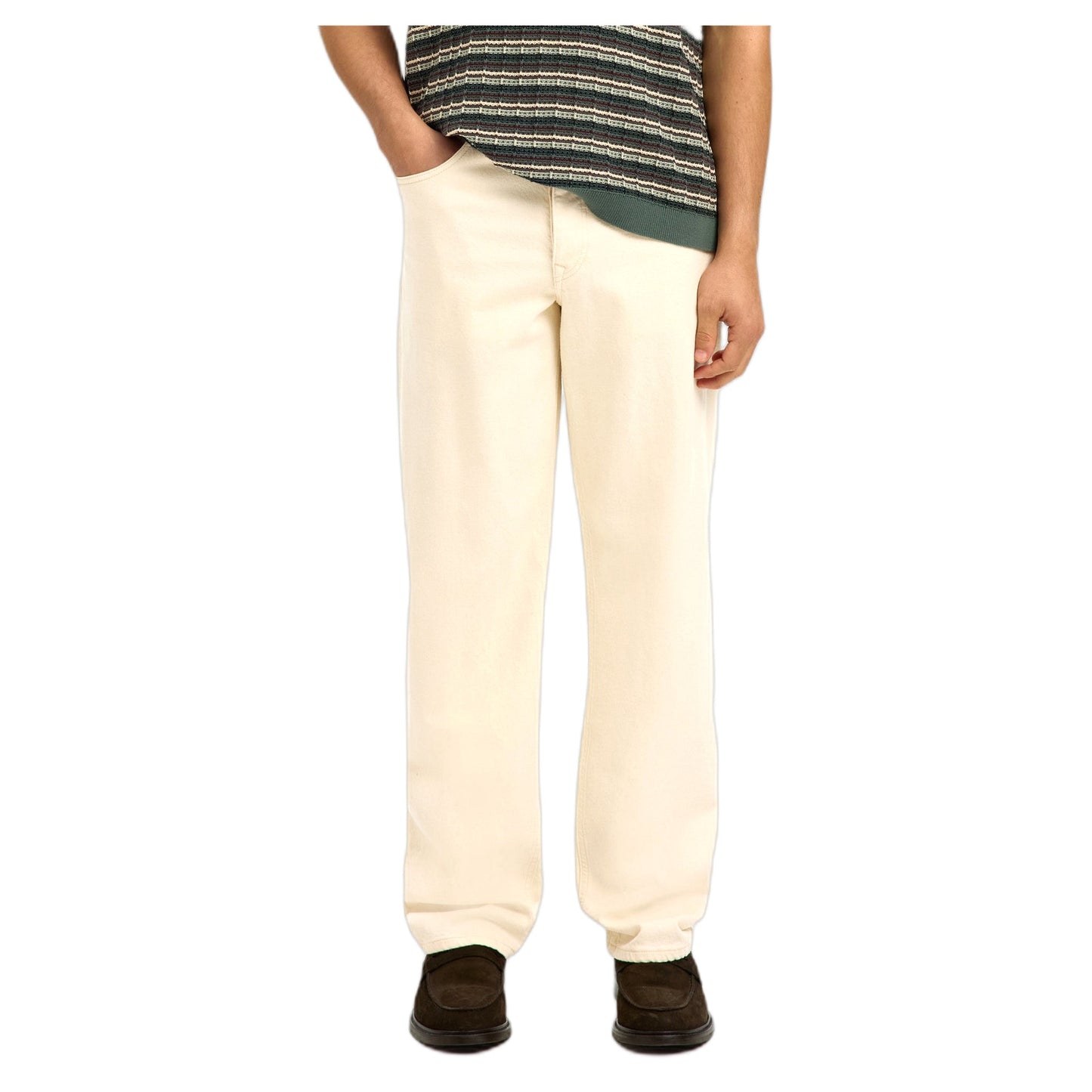 Pantaloni Selected Homme 220 Loose Ben Summer Jeans - Ecru