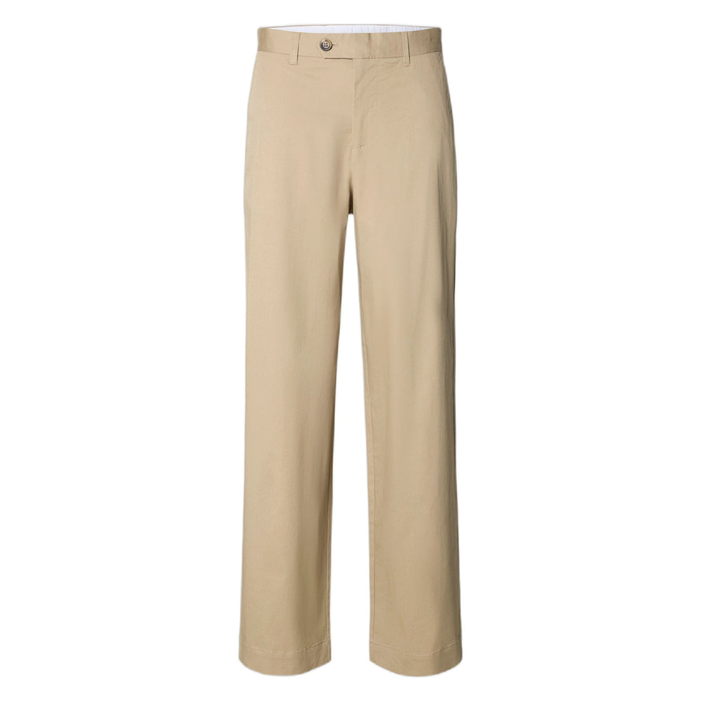 Pantaloni Selected Homme 260 Wide Leg Axel Jari Pant - Beige