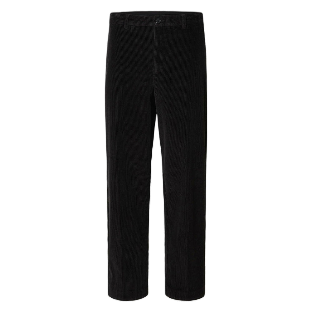 Pantaloni Selected Homme Slh220 Loose Art Courduroy Pant - Nero - Pantaloni di Selected Homme | Francis Concept