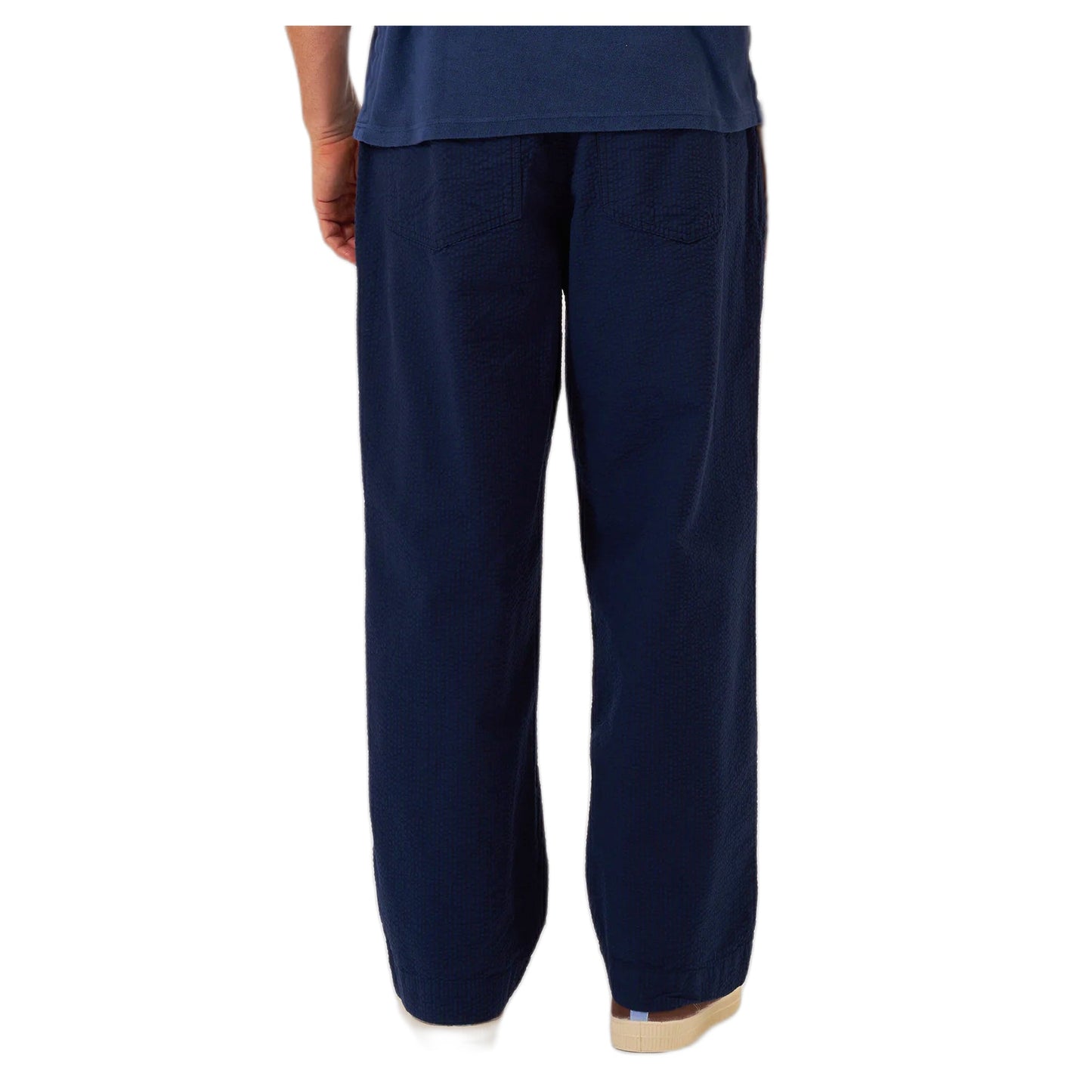 Pantaloni Universal Works Oxford Pant Derby Stripe - Navy