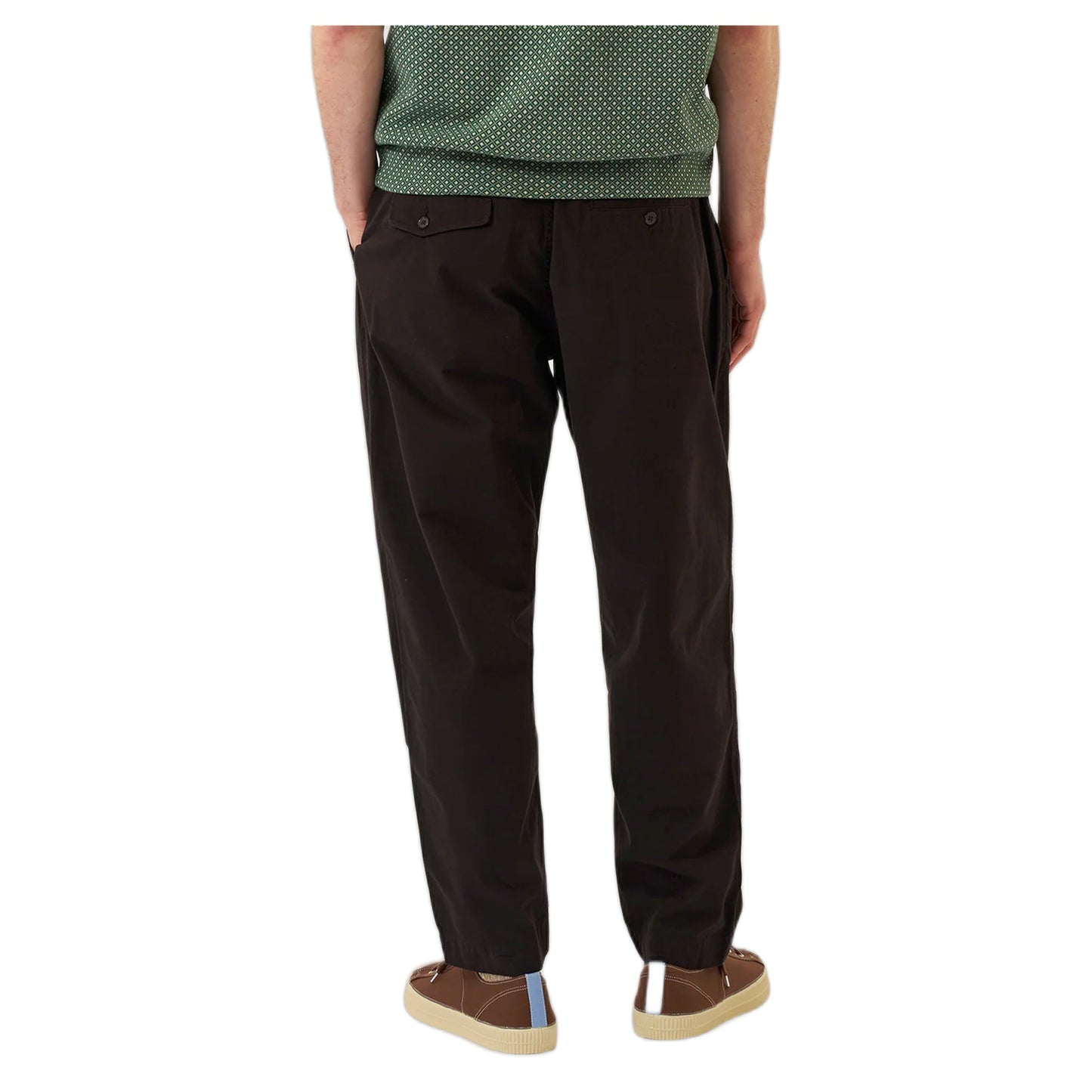 Pantaloni Universal Works Oxford Pant Lyo Linen Mix - Licorice