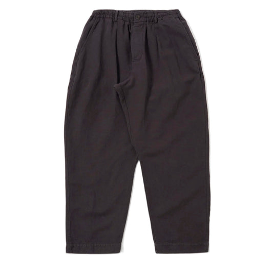 Pantaloni Universal Works Oxford Pant Lyo Linen Mix - Licorice - Pantaloni di Universal Works | Francis Concept