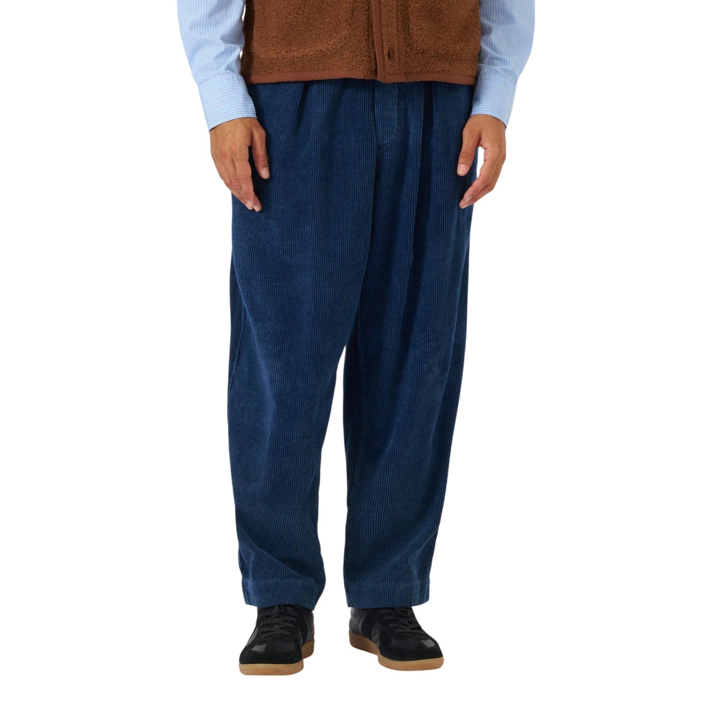 Pantaloni Universal Works Oxford Pant Recycled indigo Cord - Indigo - Pantaloni di Universal Works | Francis Concept