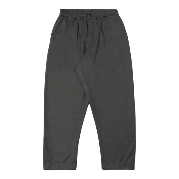 Pantaloni Universal Works Oxford Pant Travel Suiting - Charcoal - Pantaloni di Universal Works | Francis Concept