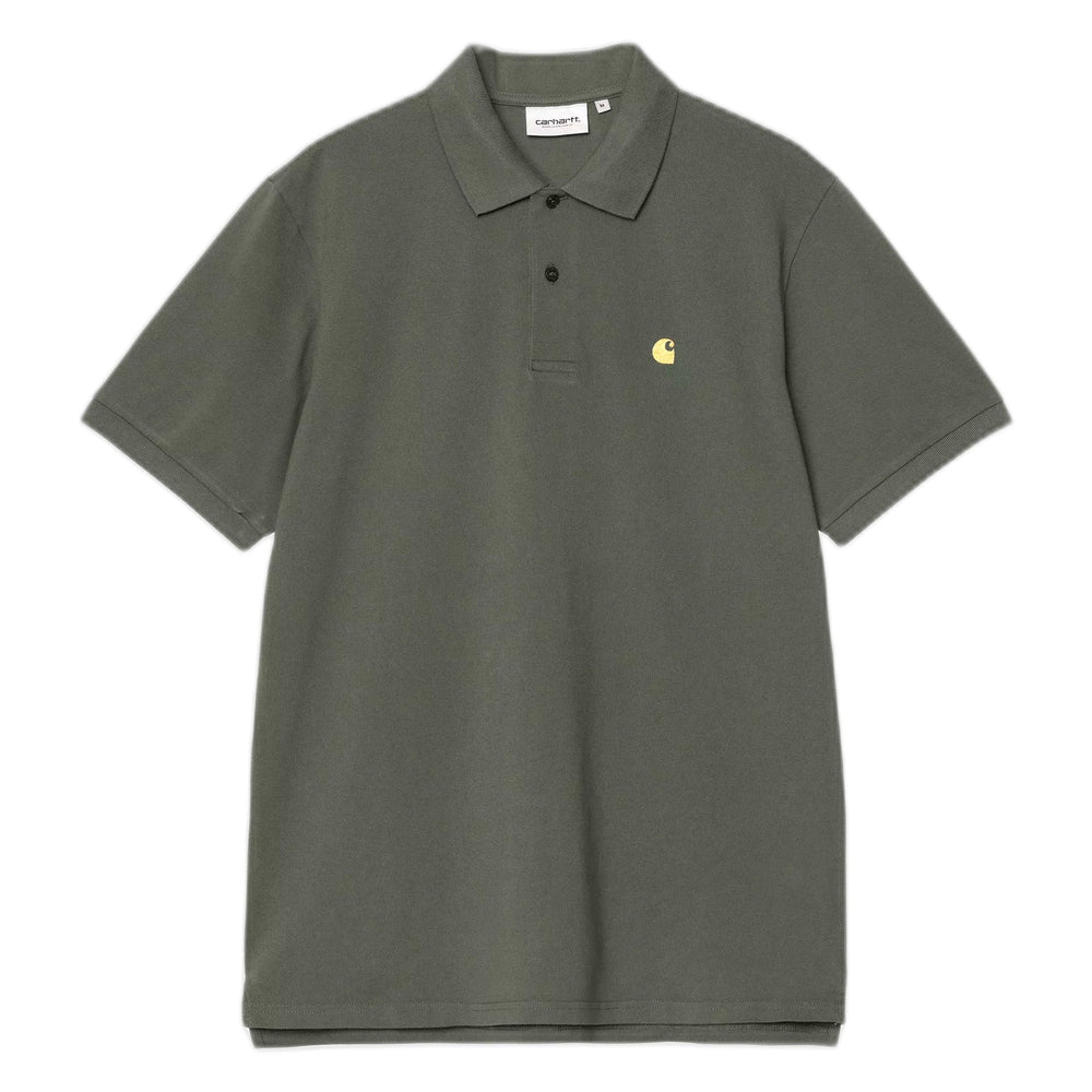 Polo Carhartt Wip S/S Chase - Leaf / Gold-Francis Concept