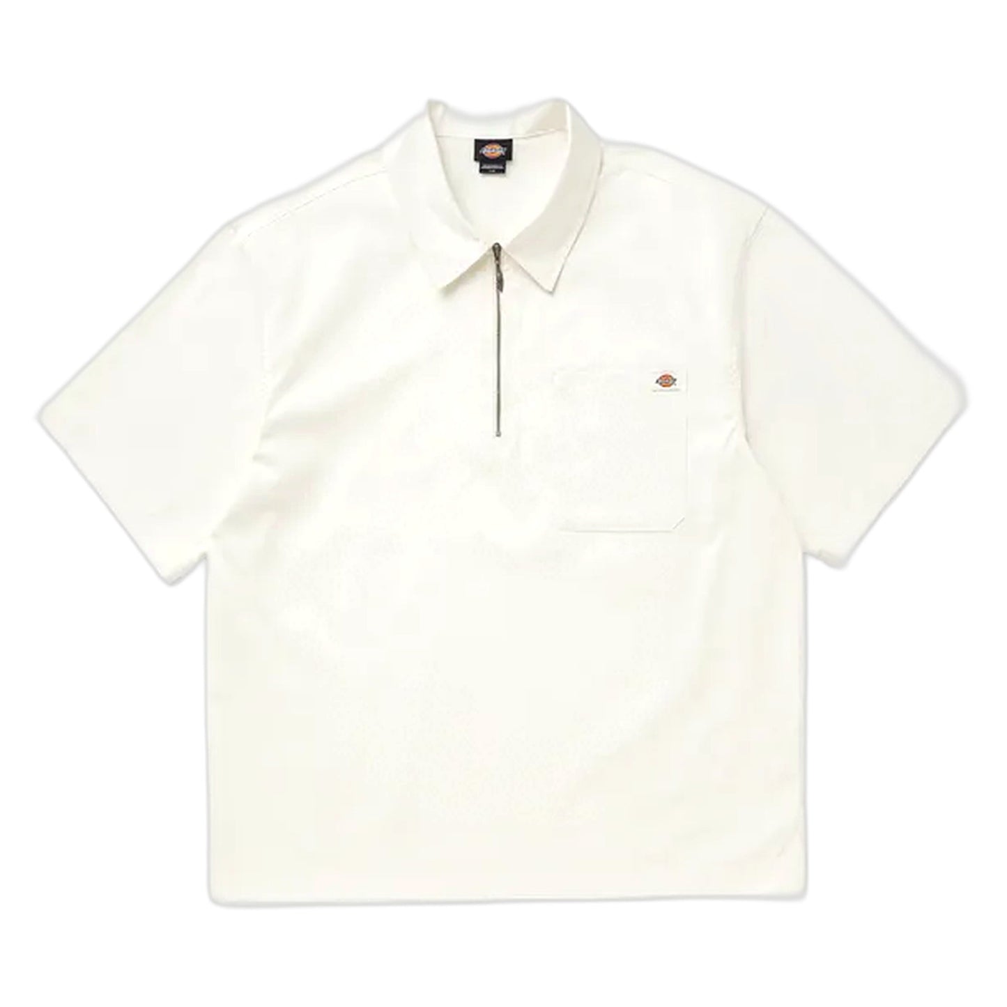 Polo Dickies Cadiz QZ Shirt SS - Egret-Francis Concept