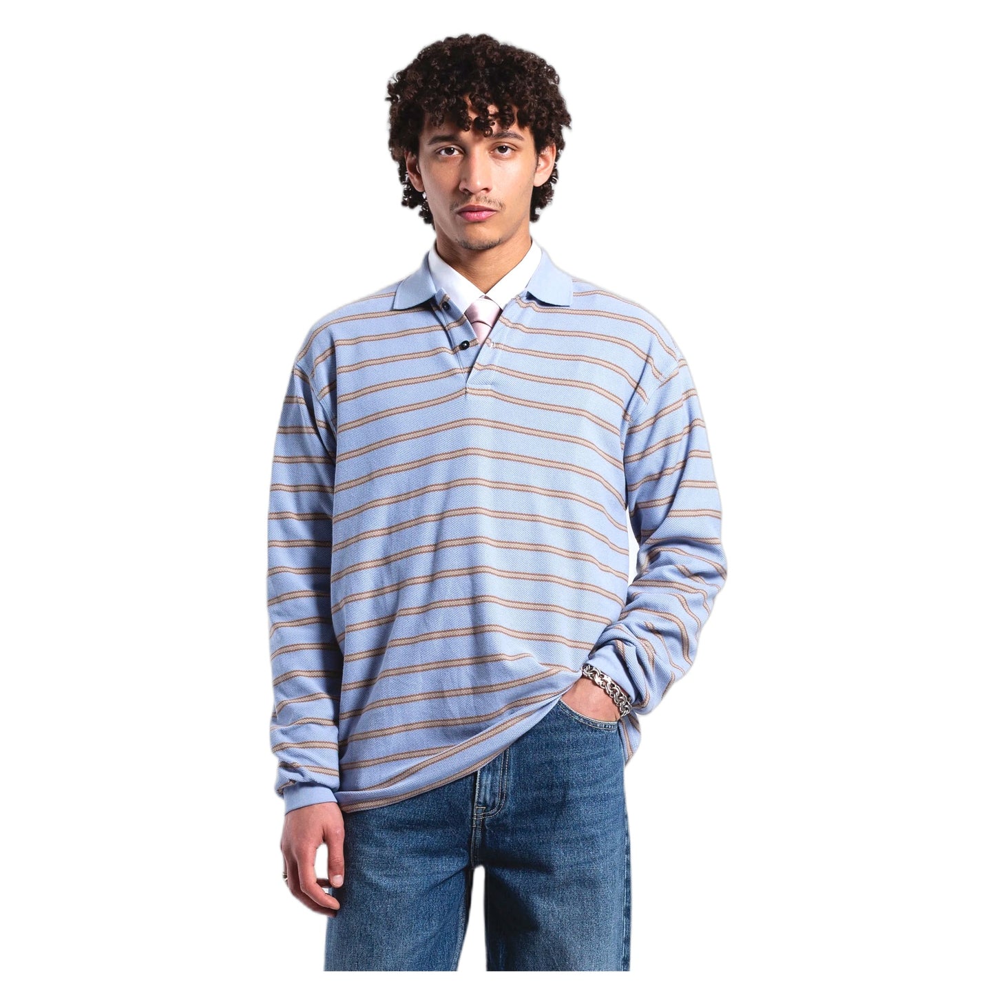 Polo Dr.Denim Reno Polo - Zen Blue Stripe - Polo di Dr.Denim | Francis Concept