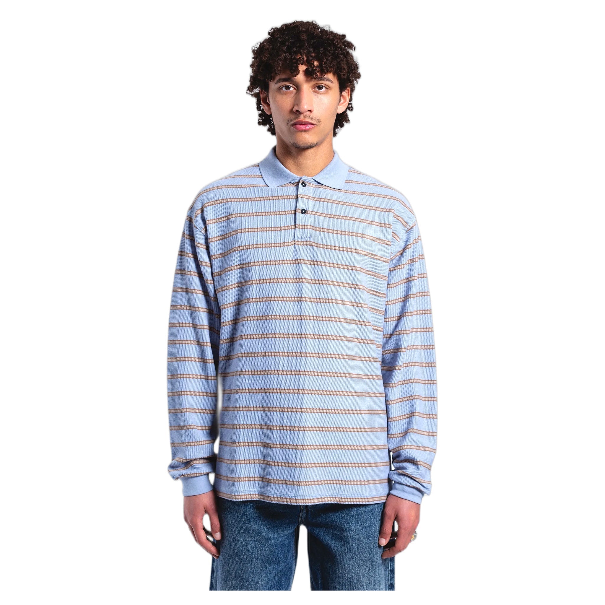 Polo Dr.Denim Reno Polo - Zen Blue Stripe - Polo di Dr.Denim | Francis Concept