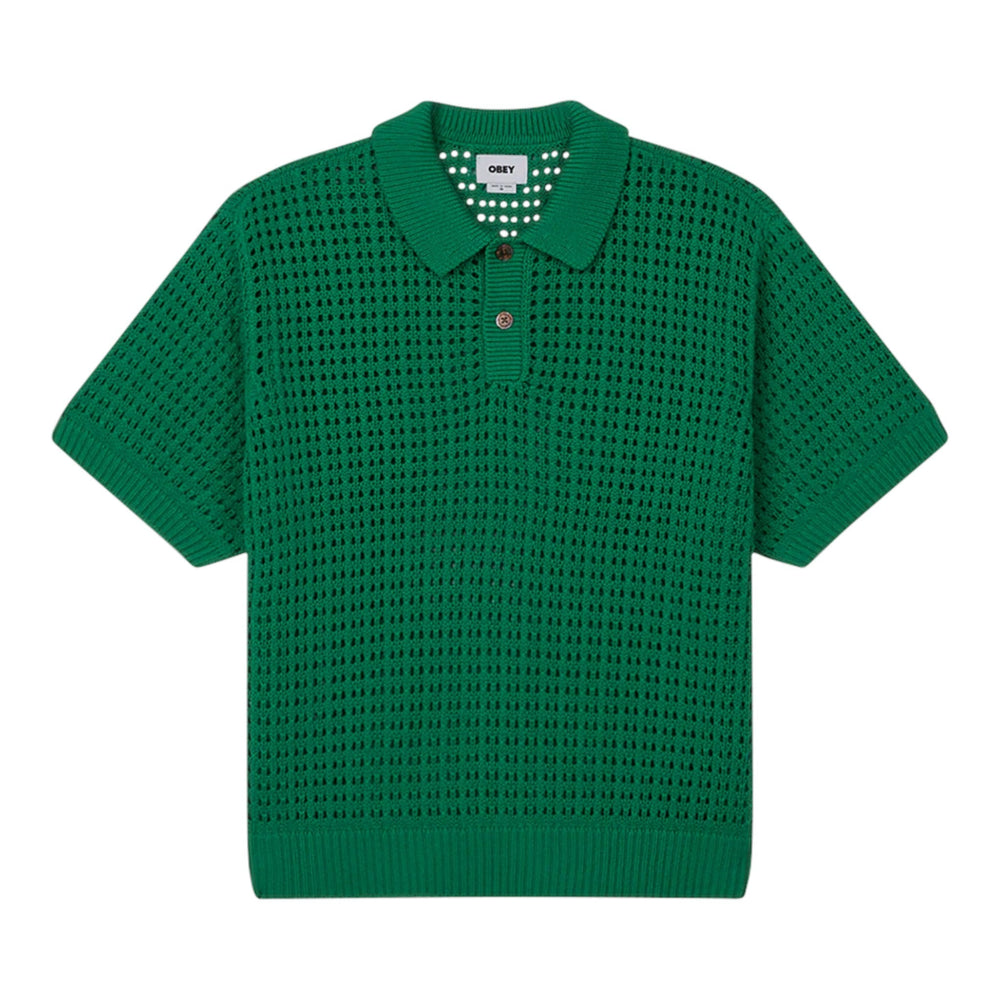Polo Obey Kody Polo - Green - Polo di Obey | Francis Concept