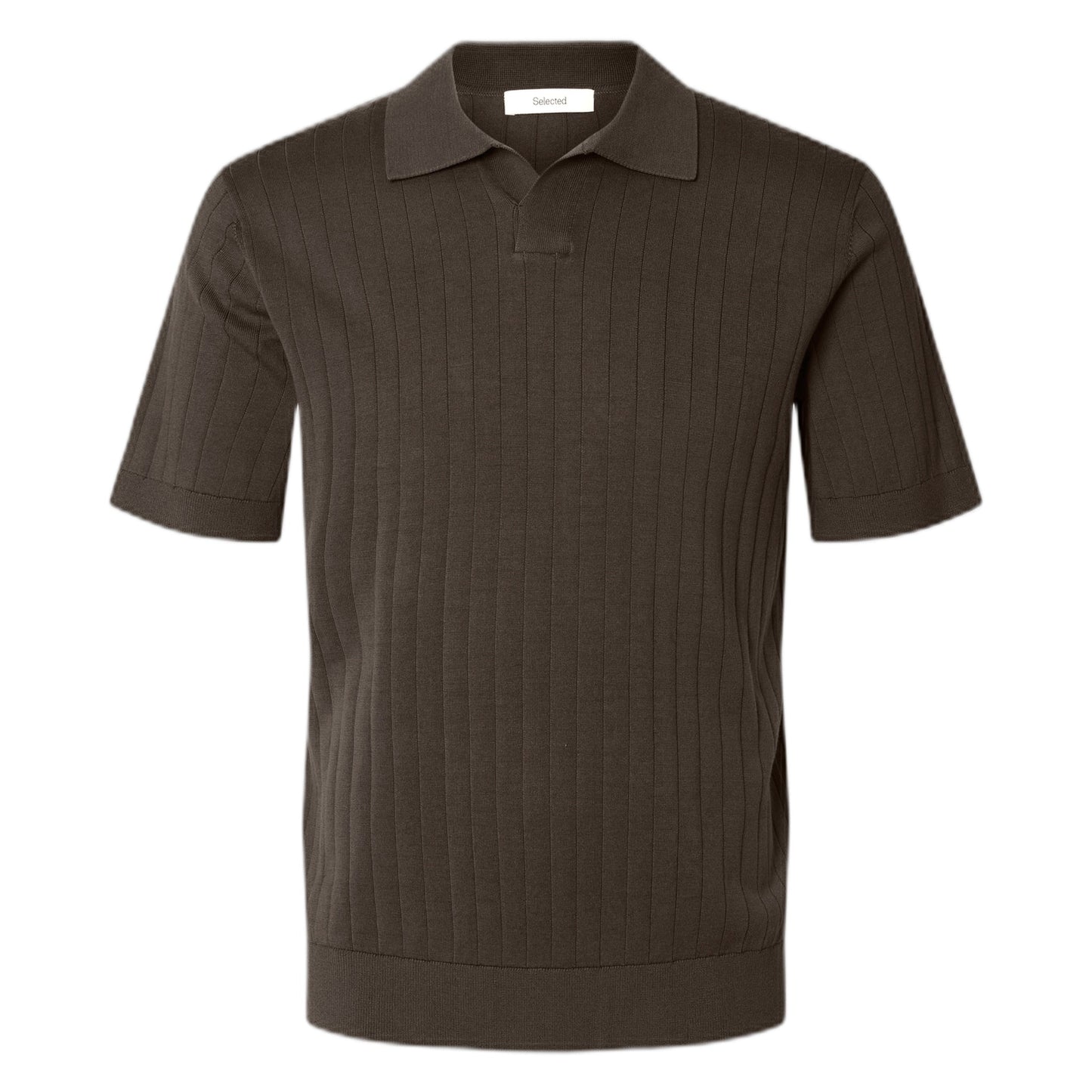 Polo Selected Homme Torino SS Knit open Stitch Polo - Delicioso
