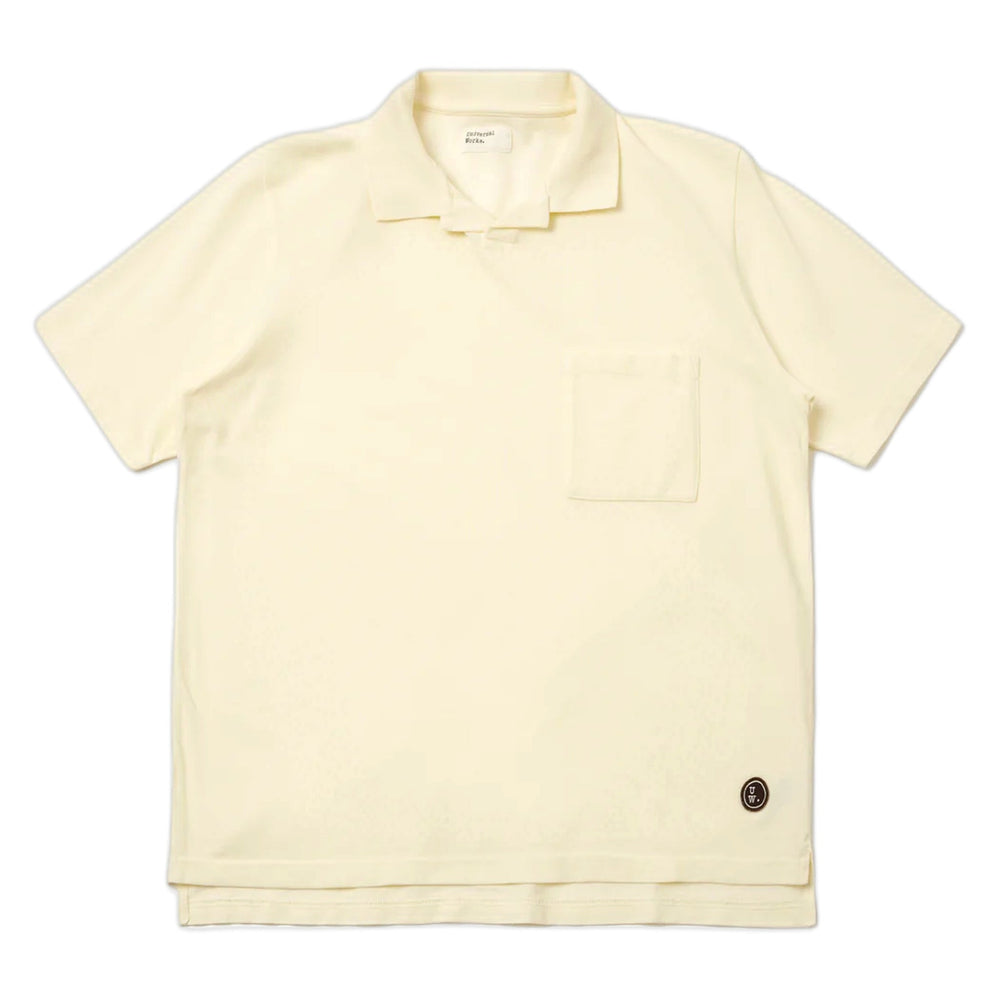 Polo Universal Works Vacation Polo Piquet - Ecru-Francis Concept