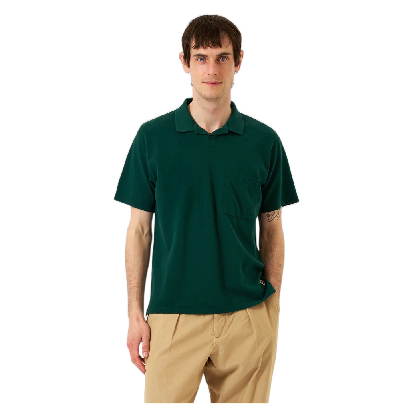 Polo Universal Works Vacation Polo Piquet - Green-Francis Concept