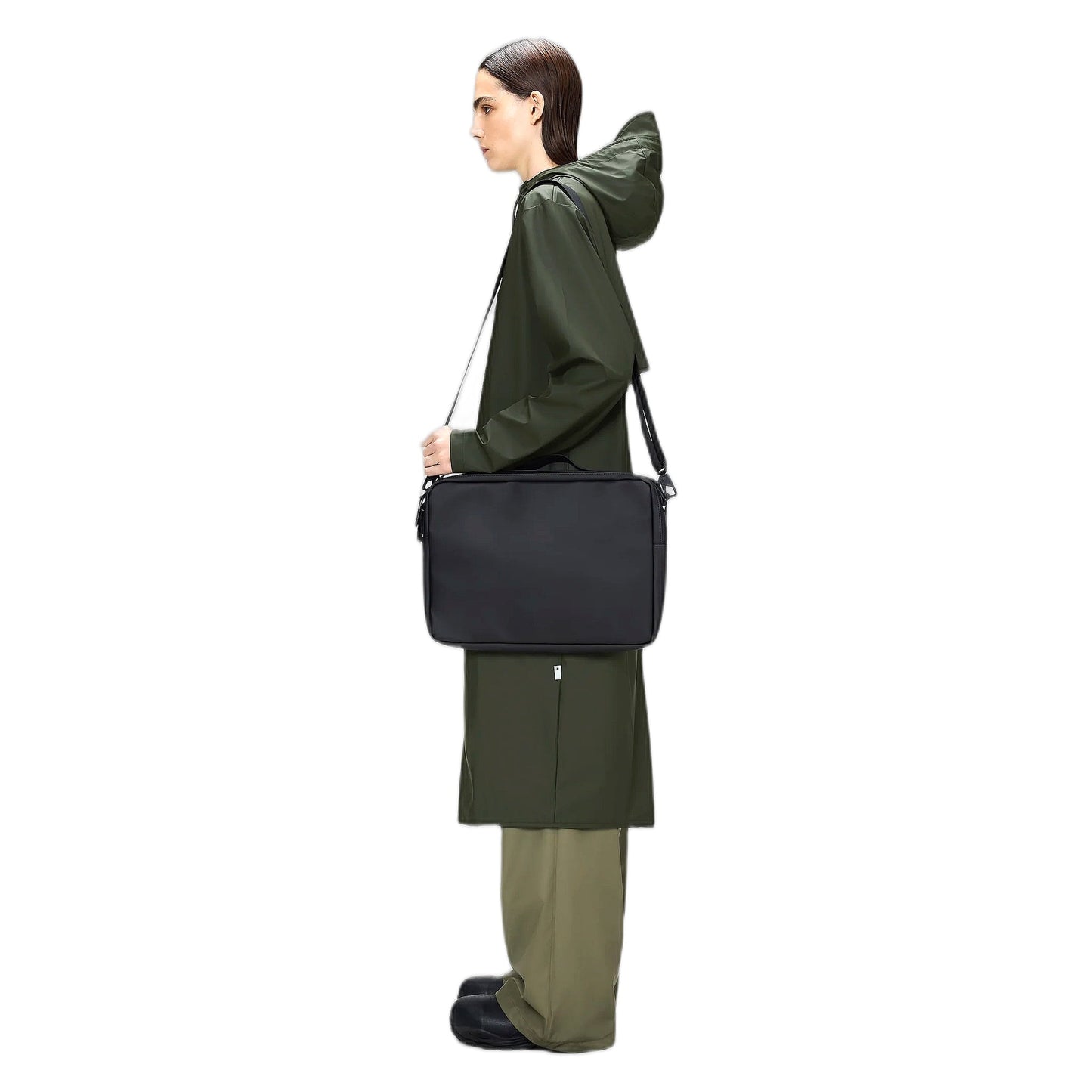 Porta Pc Rains Impermeabile Laptop Bag 15"/16" W3 - Nero - Zaini di Rains | Francis Concept