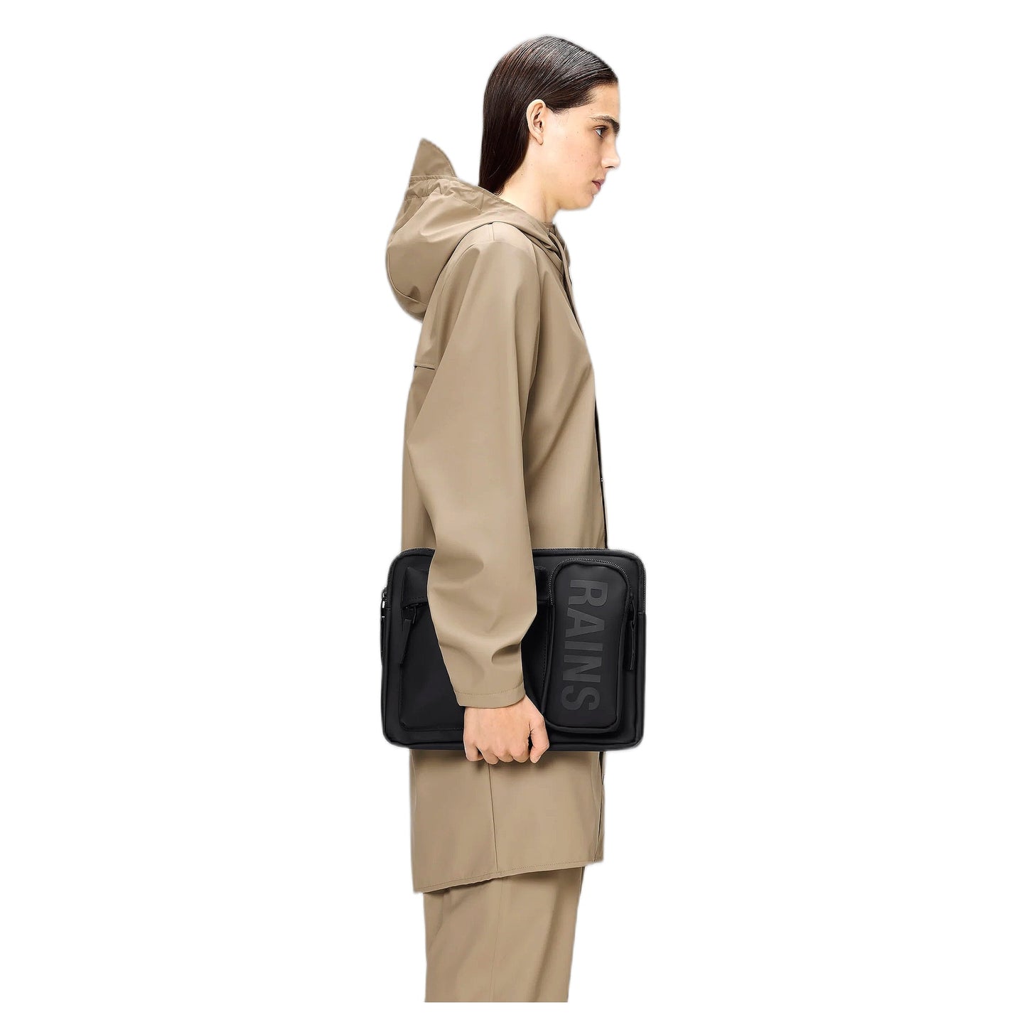 Porta Pc Rains Impermeabile Texel Laptop Case 13"/14" W1 - Nero - Zaini di Rains | Francis Concept