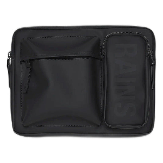 Porta Pc Rains Impermeabile Texel Laptop Case 13"/14" W1 - Nero - Zaini di Rains | Francis Concept