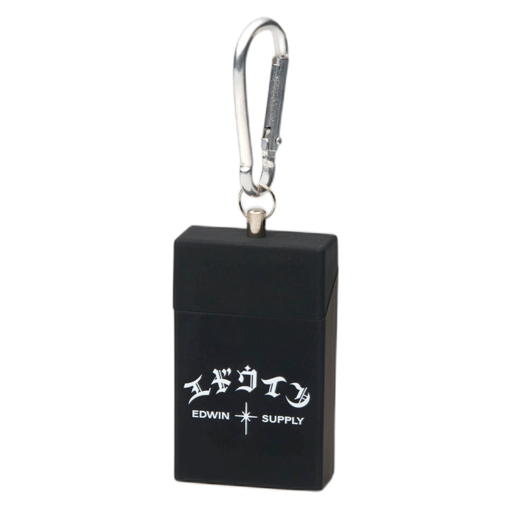 Posa Cenere portatile Edwin Portable Ashtray KeyRing - Black