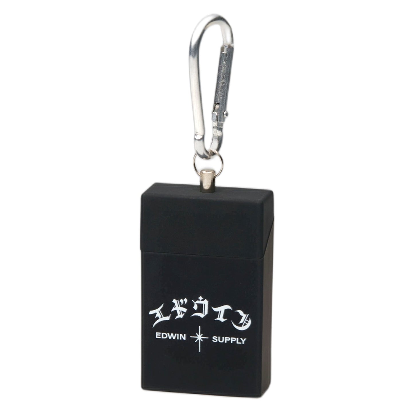 Posa Cenere portatile Edwin Portable Ashtray KeyRing - Black