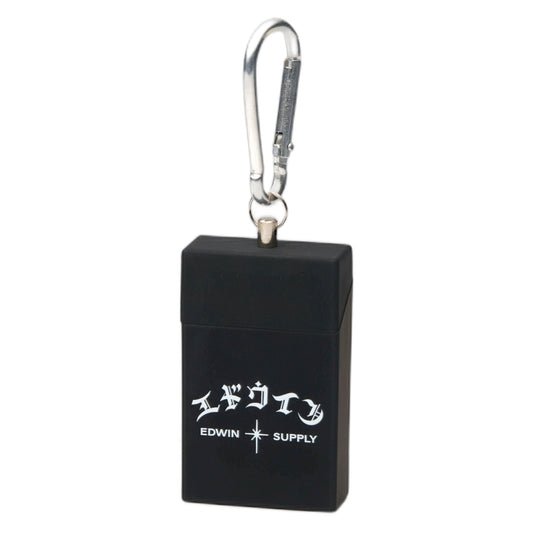 Posa Cenere portatile Edwin Portable Ashtray KeyRing - Black