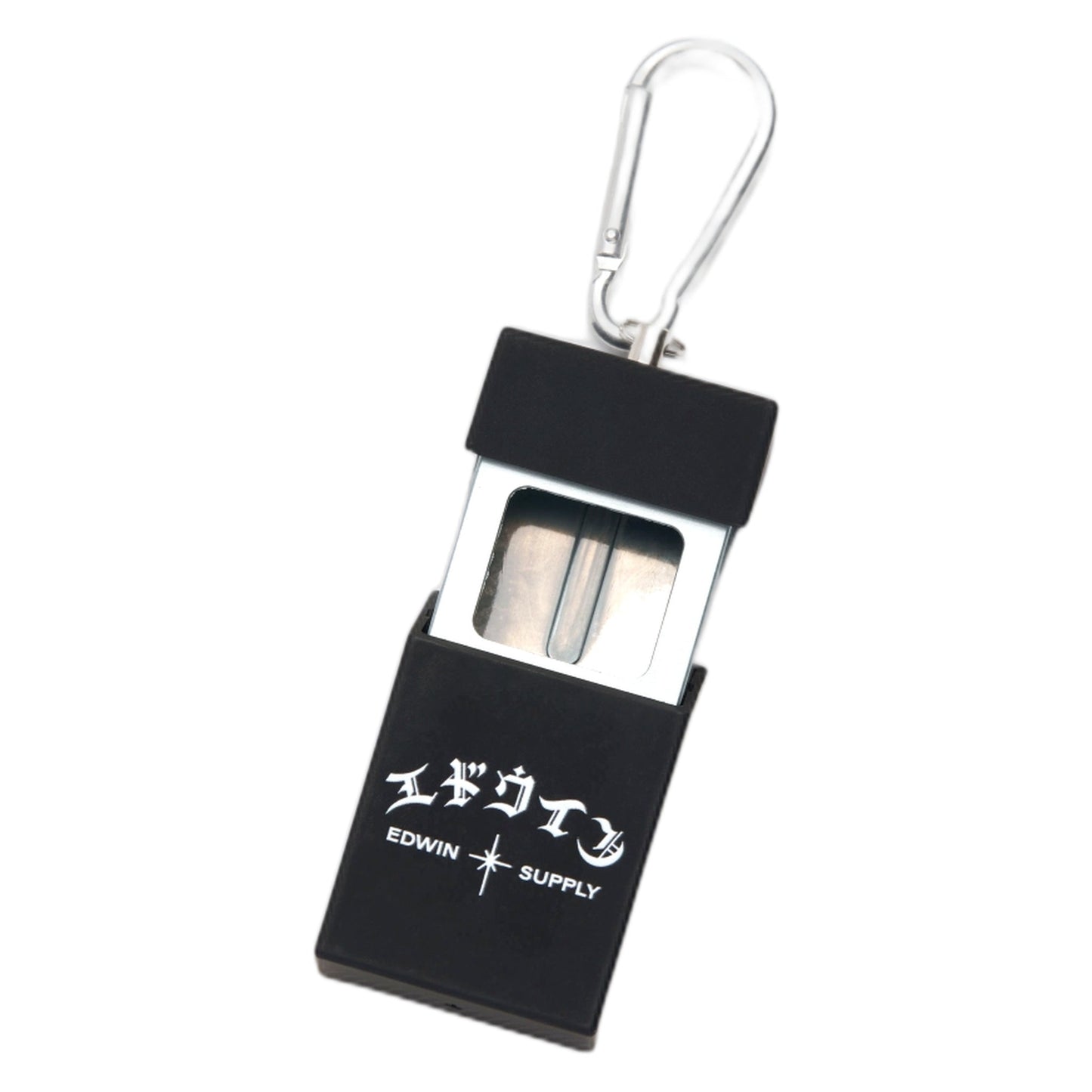 Posa Cenere portatile Edwin Portable Ashtray KeyRing - Black