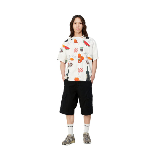 Carhartt Wip Regular cargo Short - Black rinsed Francis Concept