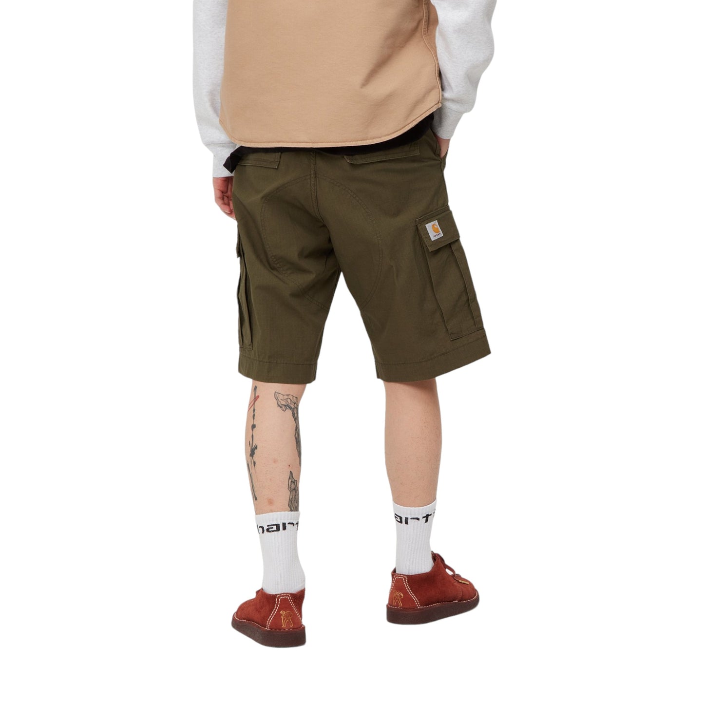 Carhartt Wip Regular Cargo Short - Cypress rinsed Francis Concept