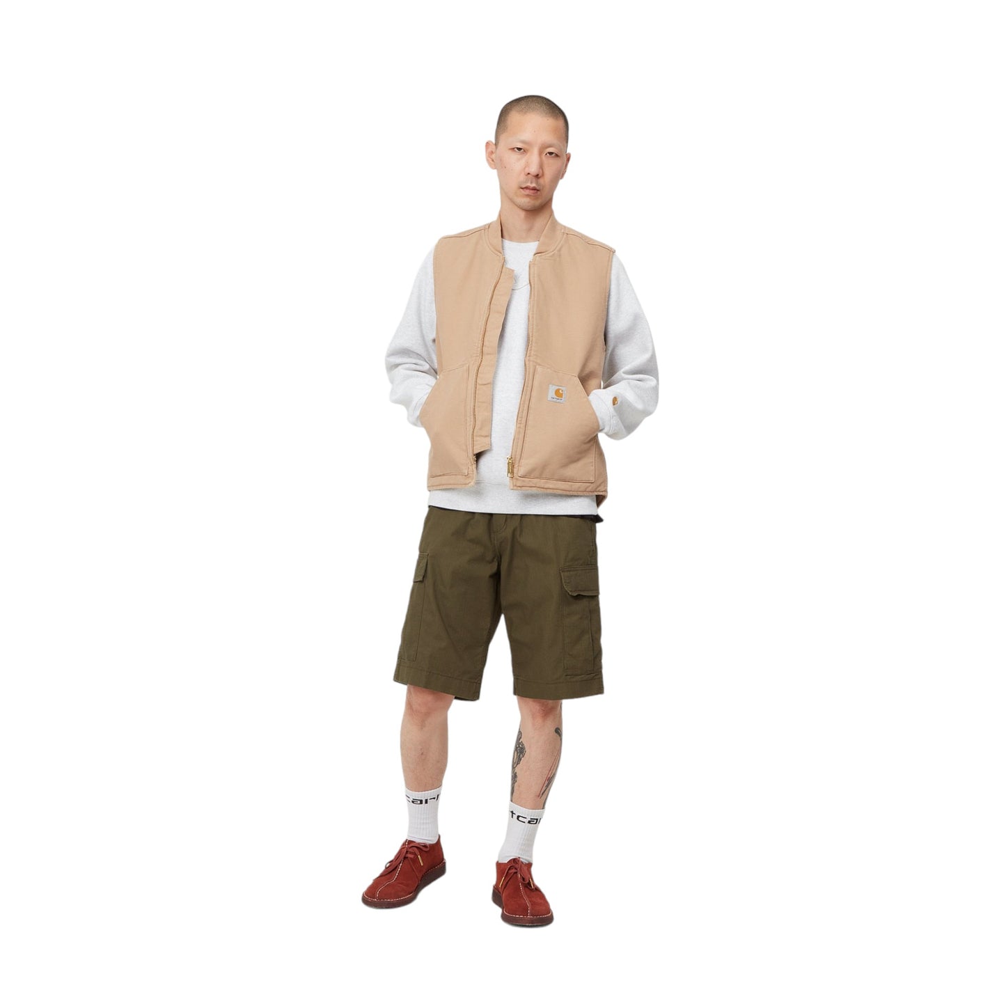 Carhartt Wip Regular Cargo Short - Cypress rinsed Francis Concept