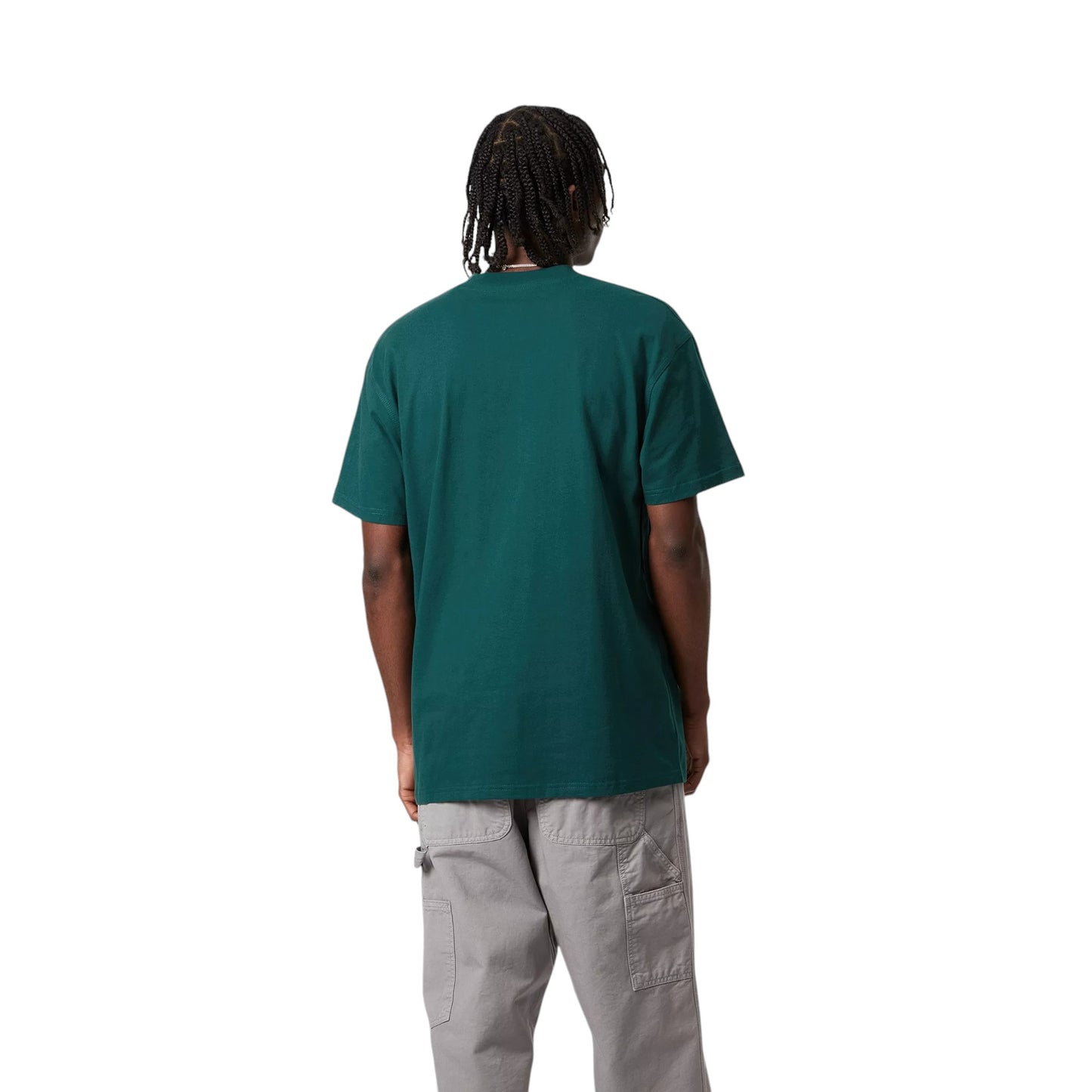 Carhartt Wip S/S American Script T-Shirt - Malachite