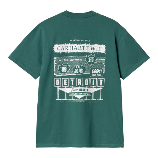 Carhartt Wip S/S Catalogue T-Shirt - Rainforest / White