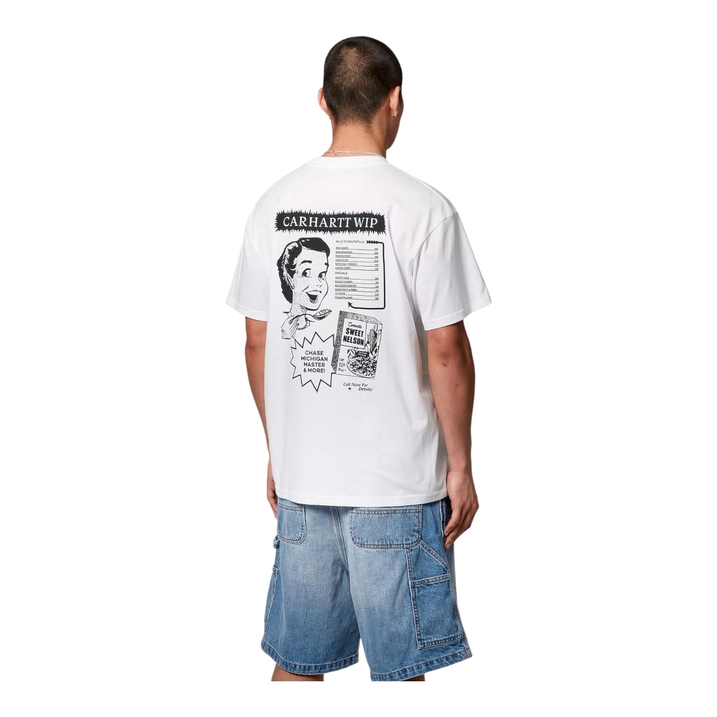 Carhartt Wip S/S Catalogue T-Shirt - White / Black Francis Concept