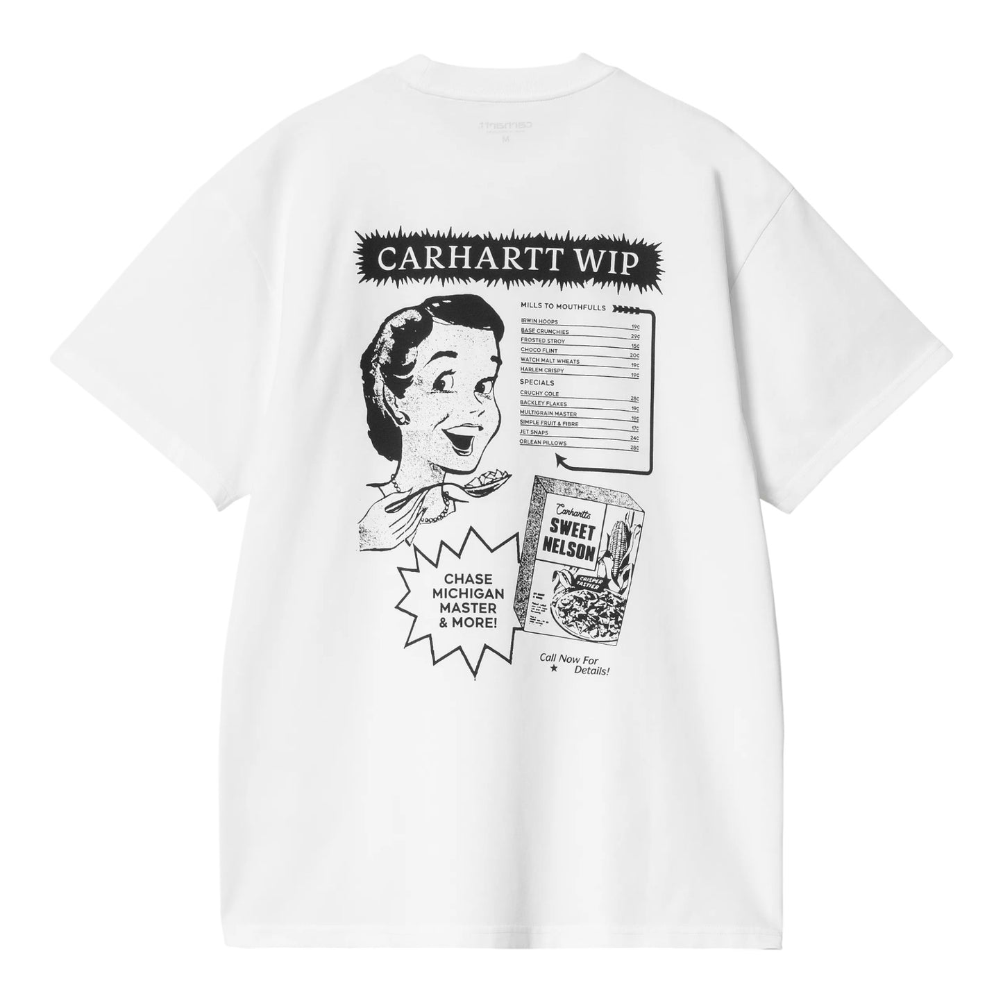 Carhartt Wip S/S Catalogue T-Shirt - White / Black Francis Concept