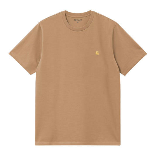 Carhartt Wip S/S Chase T-Shirt - Dusty H Brown