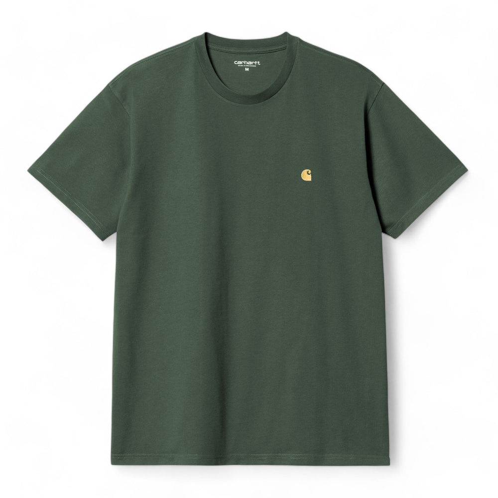 Carhartt Wip Chase T-Shirt - Sycamore Tree / Gold