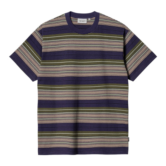 Carhartt Wip S/S Coby T-Shirt - Coby Stripe, Tyrian Francis Concept